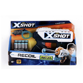 Швидкострільний бластер X-Shot EXCEL Recoil (8 патронів) (36184Z)