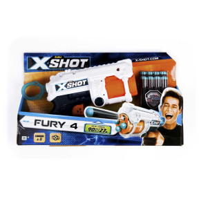 X-Shot Швидкострільний бластер EXCEL FURY 8 патронів (36185Z)