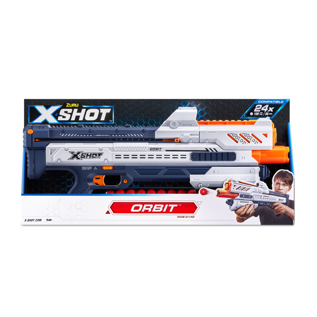 Швидкострільний бластер X-Shot EXCEL CHAOS New Orbit (36281R)