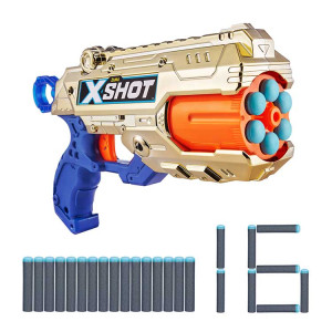 Швидкострільний бластер X-Shot EXCEL Reflex 6 Golden (36475Z)