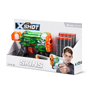 Швидкострільний бластер X-SHOT Skins Menace Camo (8 патронів) (36515A)