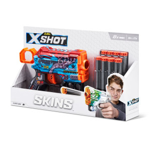 Швидкострільний бластер X-SHOT Skins Menace Apocalypse (8 патронів) (36515H)