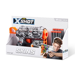 Швидкострільний бластер X-SHOT Skins Flux Illustrate (8 патронів) (36516D)