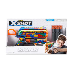 Швидкострільний бластер X-SHOT Skins Flux Striper (8 патронів) (36516K)