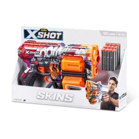 Швидкострільний бластер X-SHOT Skins Dread Boom (12 патронів) (36517A)