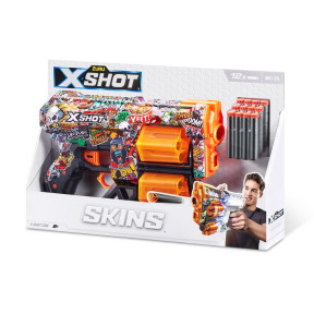 Швидкострільний бластер X-SHOT Skins Dread Sketch (12 патронів) (36517H)