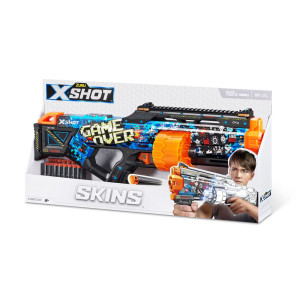 Швидкострільний бластер X-SHOT Skins Last Stand Game Over (16 патронів) (36518A)
