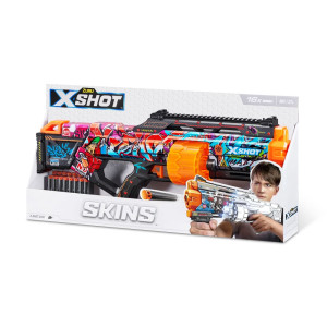 Швидкострільний бластер X-SHOT Skins Last Stand Graffiti (16 патронів) (36518B)