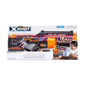 Швидкострільний бластер X-SHOT Skins Last Stand Beast Out (16 патронів) (36518J)