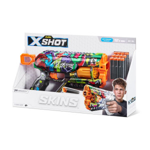 Швидкострільний бластер X-SHOT Skins Griefer Graffiti (12 патронів) (36561G)